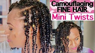 Mini Twists | FINE/THIN/ Low density HAIR |Aunt Jackie’s Curl La La