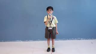 Sindhi Nursery Rhymes Competition Sindhi Gaurank reciting poem "Chokar Nandhiro"