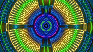 Disco Lights Music Effect Colorful Night Pulse Party On TV Screen ️