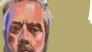 Timelapse portrait painting - using iPad Air 4, Apple Pencil and Adobe Fresco