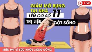 BÀI 4: Bài tập Yoga giảm mỡ bụng tại nhà _ Hiện cơ số 11 _ Trị liệu cột sống / Nguyễn Hiếu Yoga