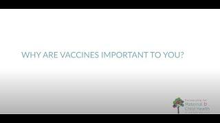 Why Are Vaccines Important to You? (Dr. Tina Tan, New Jersey Department of Health)