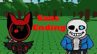 2/2 Sans Endings - NPCs are becoming smart - Roblox