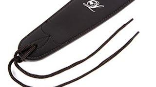 Lindo Guitars - Black Faux Leather 'L' Guitar Strap - Demonstration