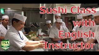 英語を話すインストラクターによる寿司クラス@tokyosushiacademyenglishcourse