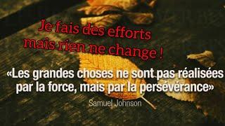 N°2 : Spiritualité-principe du moindre effort -PERSEVERANCE & CONSCIENCE