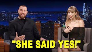 Travis Kelce's MAJOR Announcement with Taylor Swift On The Tonight Show! 