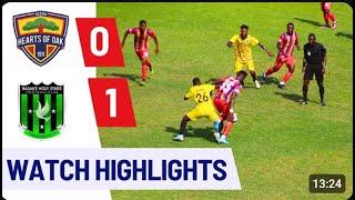 HEARTS OF OAK 0-1 HOLY STARS || GOALS AND CHANCES || EXTENDED HIGHLIGHTS