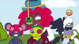 Brawl Stars Animation JUJU and DARK ANGEL EDGAR Skin