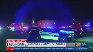 Police chase Friday morning ends east of downtown Bakersfield