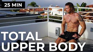 The Ultimate 25 Min Upper Body Dumbbell Workout for Arms, Chest, Back & Shoulders