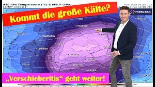 "So wird das nichts mehr mit Winterwetter". "Verschieberitis" geht weiter! Kälte verfehlt uns …