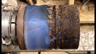 Woodturning - Coffee & Resin Coffee Mug