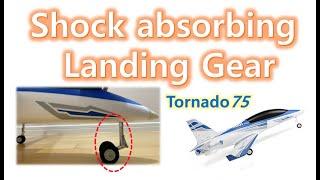 RC plane Shock absorbing landing gear