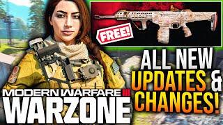 WARZONE: New UPDATE PATCH NOTES & GAMEPLAY CHANGES! FREE REWARDS, Aftermarket Update, & More!