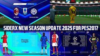 PES2017 | MULTISWITCHER SIDERX NEW SEASON UPDATE 2025