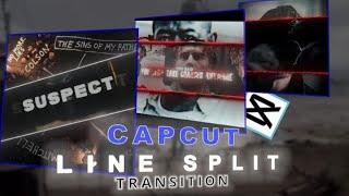 How to Make AE Like Line Split Transition on CapCut || Full Tutorial @dileep_edit