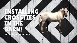 Hanging Crossties in the barn - Make grooming and shoeing easier