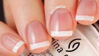 The EASIEST French Manicure Nail Tutorial Ever (No Special Tools Needed!) || KELLI MARISSA