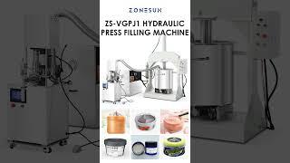 ZONESUN ZS-VGPJ1 Pneumatic Paste Hydraulic Press Filling Machine