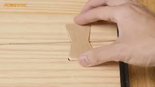 Router Template Series | Create Easy Butterfly Inlays with POWERTEC #woodworking