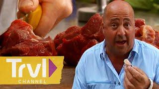 Horse Meat & Donkey Salami in Venice | Bizarre Foods with Andrew Zimmern | Travel Channel