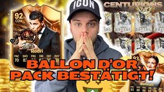 BESTÄTIGT! RODRI KOMMT BALLON D'OR PACK GELEAKT ALLE CENTURIONS ICONS WER KOMMT ALS SBC? FC 25