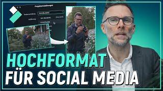 Hochformat für Social Media | Wondershare Filmora Tutorial