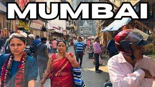 Walking Busy Streets of Mumbai | 4K HDR India Walking Tour