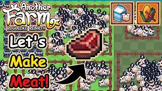 How Much MEAT Can We Make In 2 Weeks?? | Another Farm Roguelike Rebirth