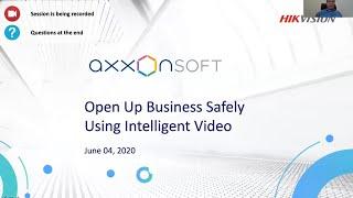 AxxonSoft & Hikvision Europe webinar on how to Open Up Businesses Safely Using Intelligent Video