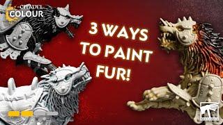 Painting Fur With Contrast Paints!  | Warhammer Age of Sigmar