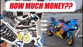 STUNT BIKE REBUILD / KAWASAKI ZX6R 2020 preparation for 2023 season / HOW MUCH???