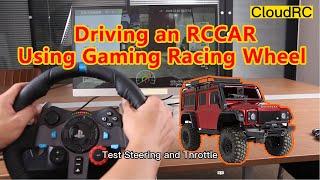 Driving an RCCAR Using Gaming Racing Wheel - CloudRC GameBOX