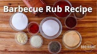 BBQ Rub Recipe - How to Make your own Barbecue Rub