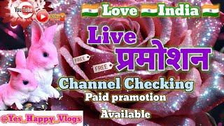 Get 150 subscribe free | Live channel checking and free promotion @yes_happy_vlogs 