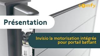 La motorisation intégrée pour portails battants Invisio | Somfy pro