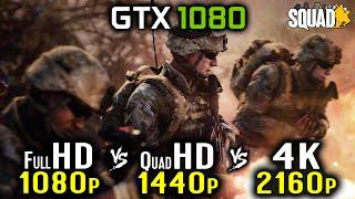 Squad - GTX 1080 - 1080p vs 1440p vs 2160p 4K Benchmark + Gameplay