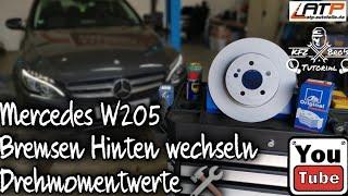 Mercedes W205 Bremsen Hinten wechseln | Anleitung | Geheimmenü | Drehmomentwerte | Change Rear Brake