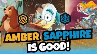 Lorcana Set 8 Deck - Amber Sapphire Aggro