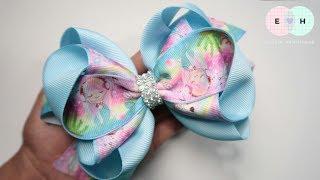 Laco de Fita  Multi Layer Ribbon Bow Tutorial  DIY by Elysia Handmade