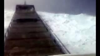 MUST SEE: Freak wave hits ship!!!