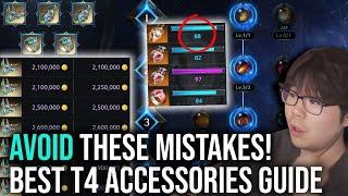 Lost Ark MUST WATCH BEST Tier 4 Accessories Guide! How to gain DPS & GOLD!