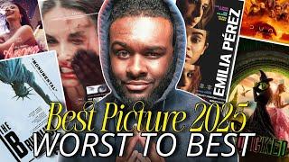 Every Oscar Best Picture 2025 RANKED