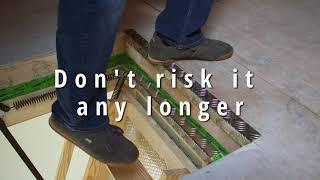 Attic safety railings for loft ladders