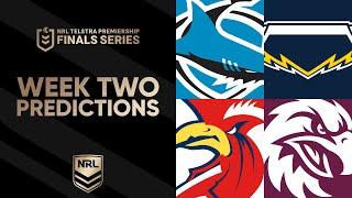 NRL Finals Week 2 Predictions 2024