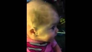 Baby Keira talking.