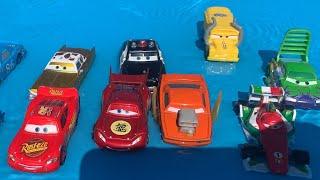 Disney Pixar Cars Lightning Mcqueen, Dinoco, Mater, Hudson, Axlerod, Finn, Frank, Guido, Mack, Shu