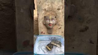 hu ru ru Rajasthani songhu ru ru songKrishna statue making at homeladdu gopal#shorts