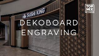 DEKOBOARD ENGRAVING PROCESS